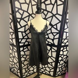 Zara Trafaluc vegan leather dress